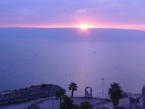 Sunset at Dead Sea